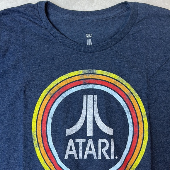 Atari Mens Classic Graphic T-Shirt Blue New XL NWOT - Picture 4 of 10